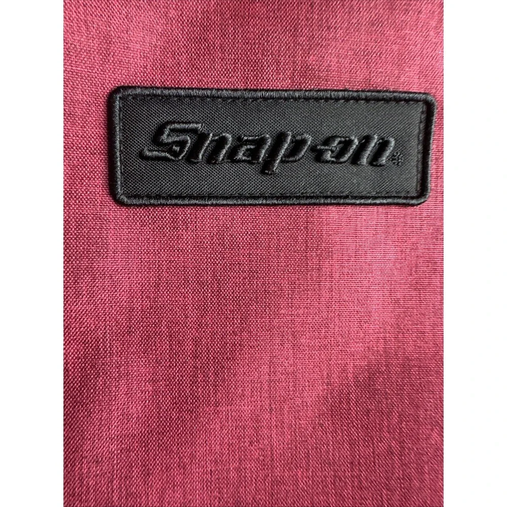 Snap On Red And Black Backpack